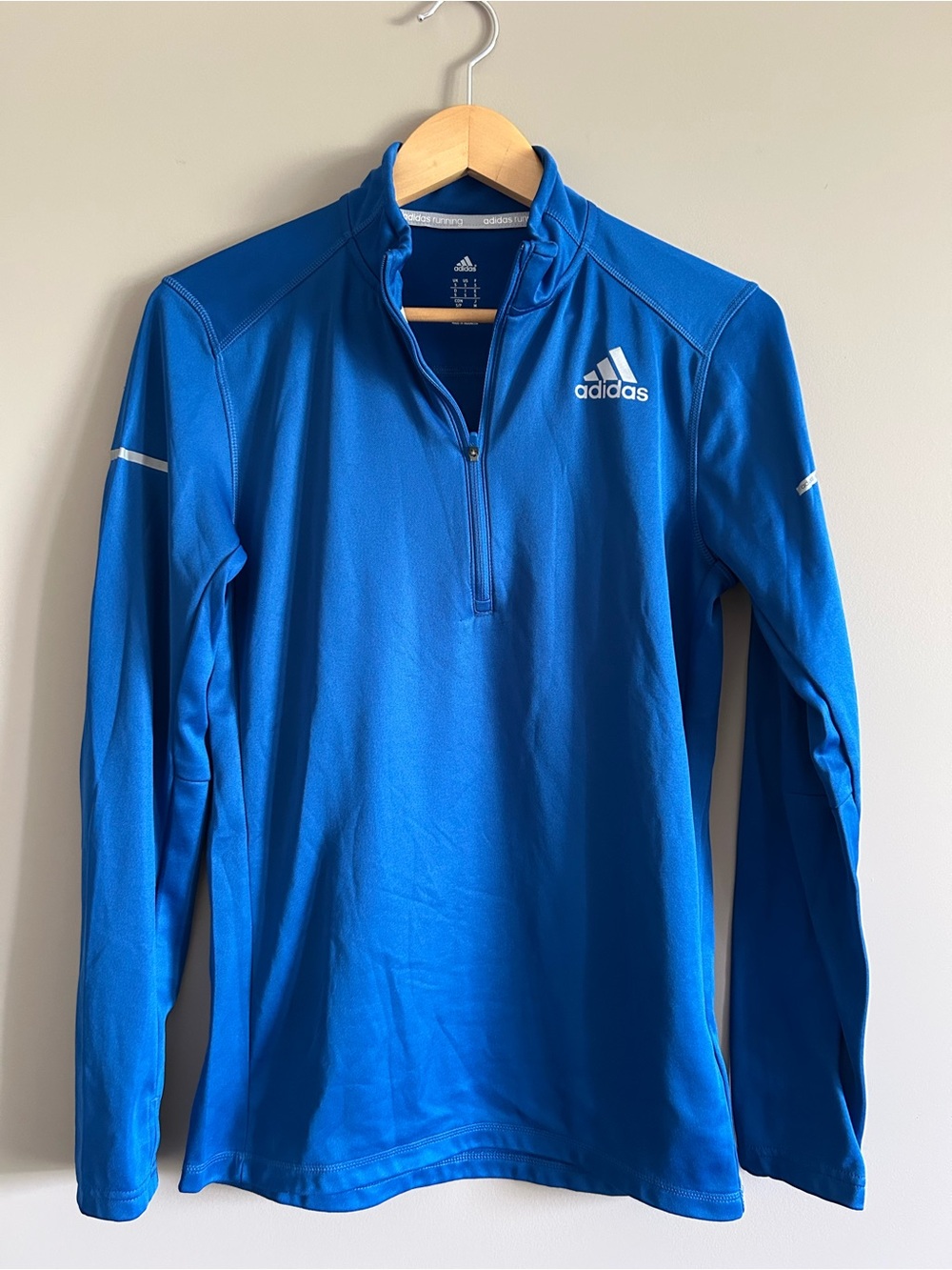 adidas Royal Blue Half-Zip Training Top